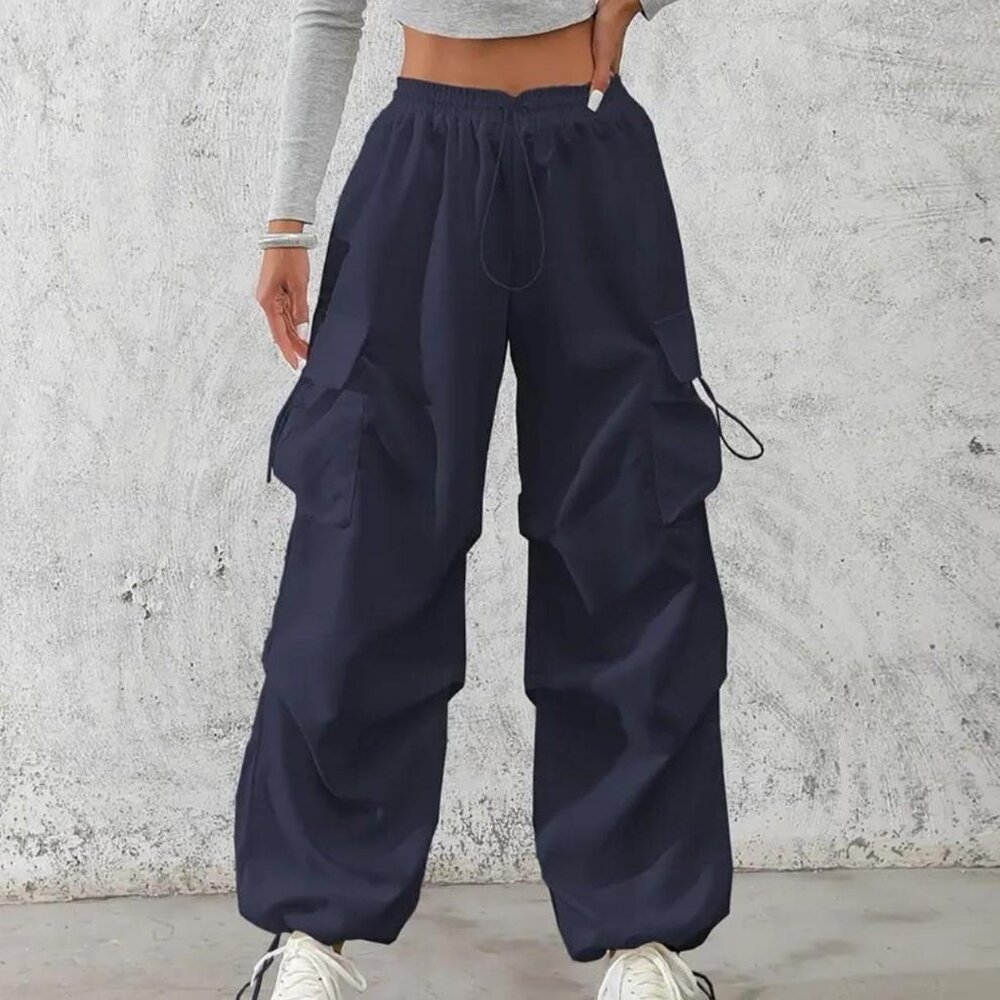 Grey cargo pants